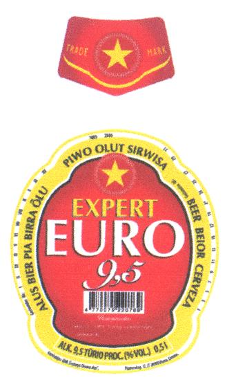 Prekės ženklas: EXPERT EURO 9,5 TRADE MARK